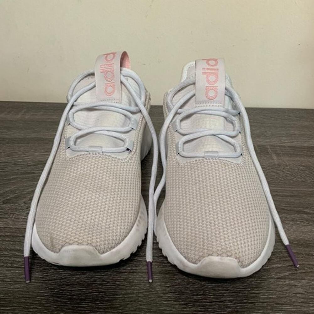 Adidas Kaptir X Dash Beige Pink Running Shoes Sneakers Women's Size 10 USED